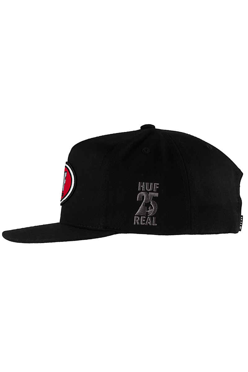 HUF x Real Collabo Snapback Gorra (black)
