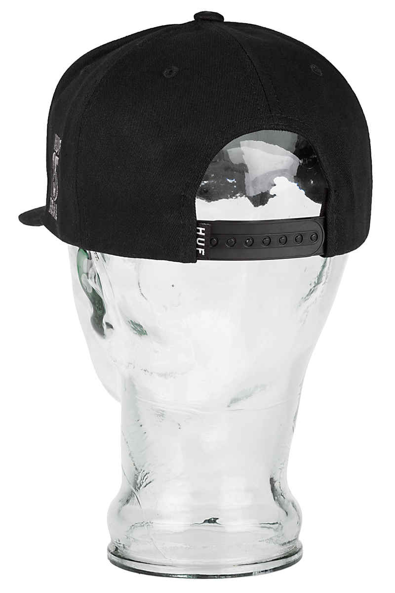 HUF x Real Collabo Snapback Gorra (black)