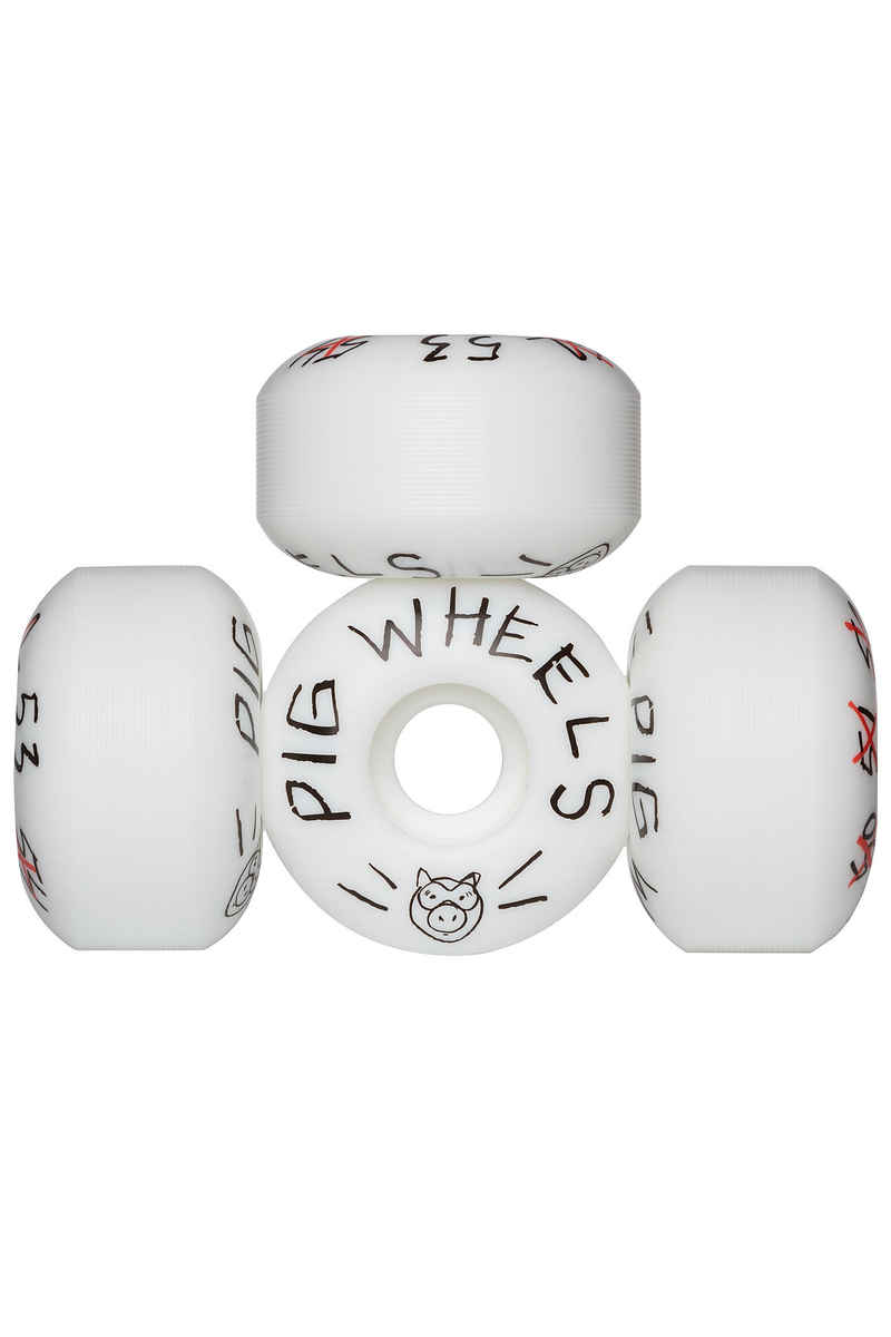 Pig Scribble Rollen (white) 53mm 101A 4er Pack