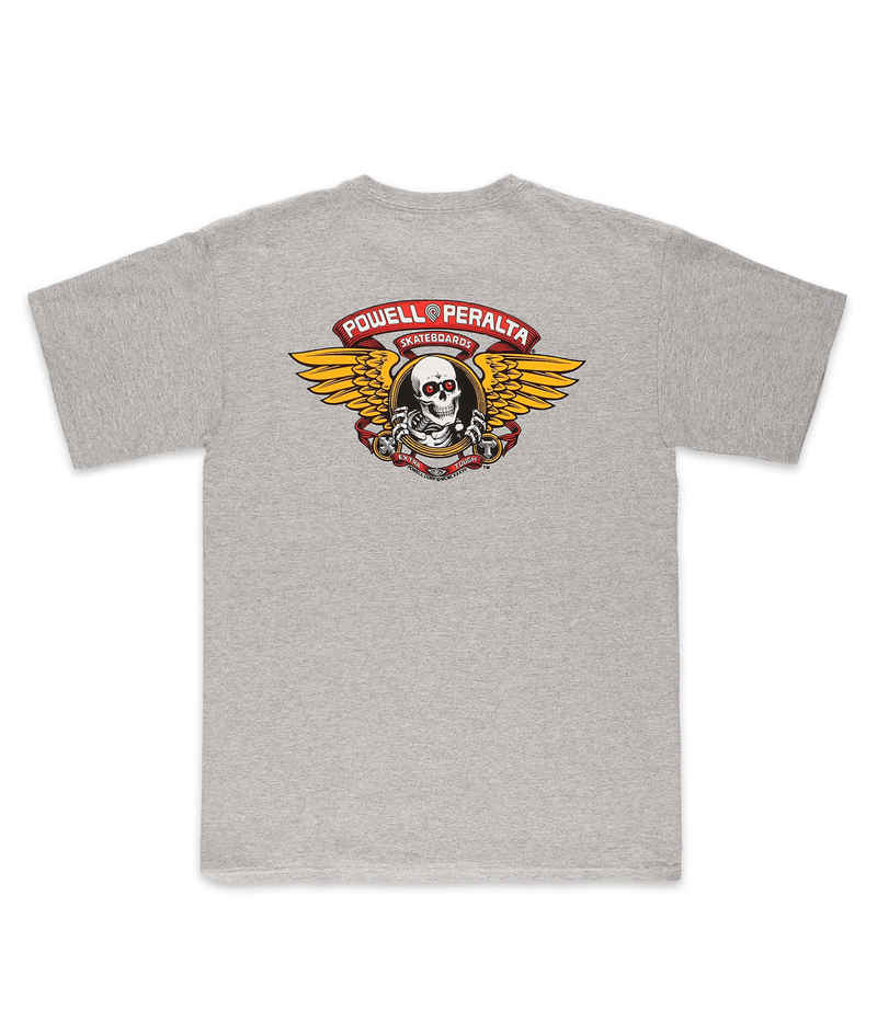 Powell-Peralta Winged Ripper T-Shirt (greymottled)