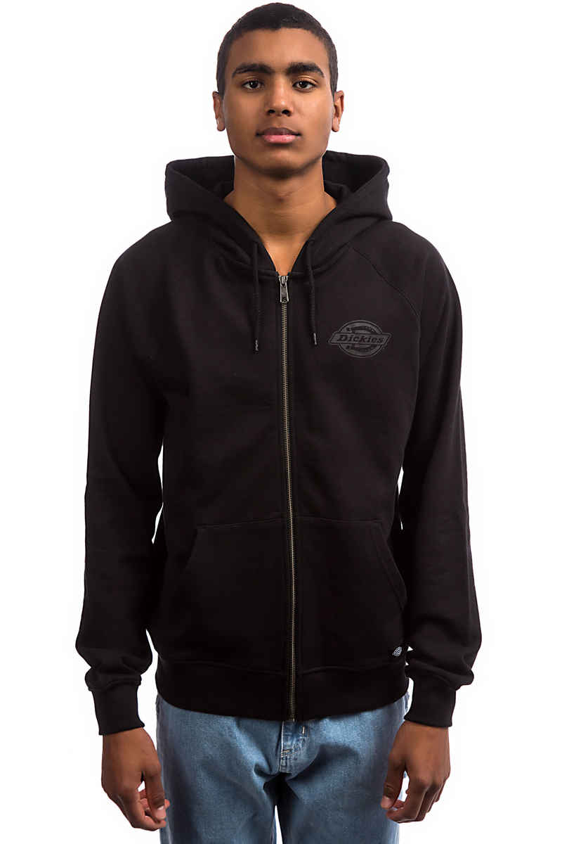 Dickies Evansville Zip-Sweatshirt avec capuchon (black)