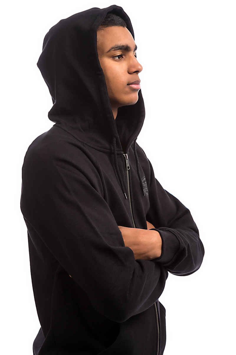 Dickies Evansville Zip-Sweatshirt avec capuchon (black)
