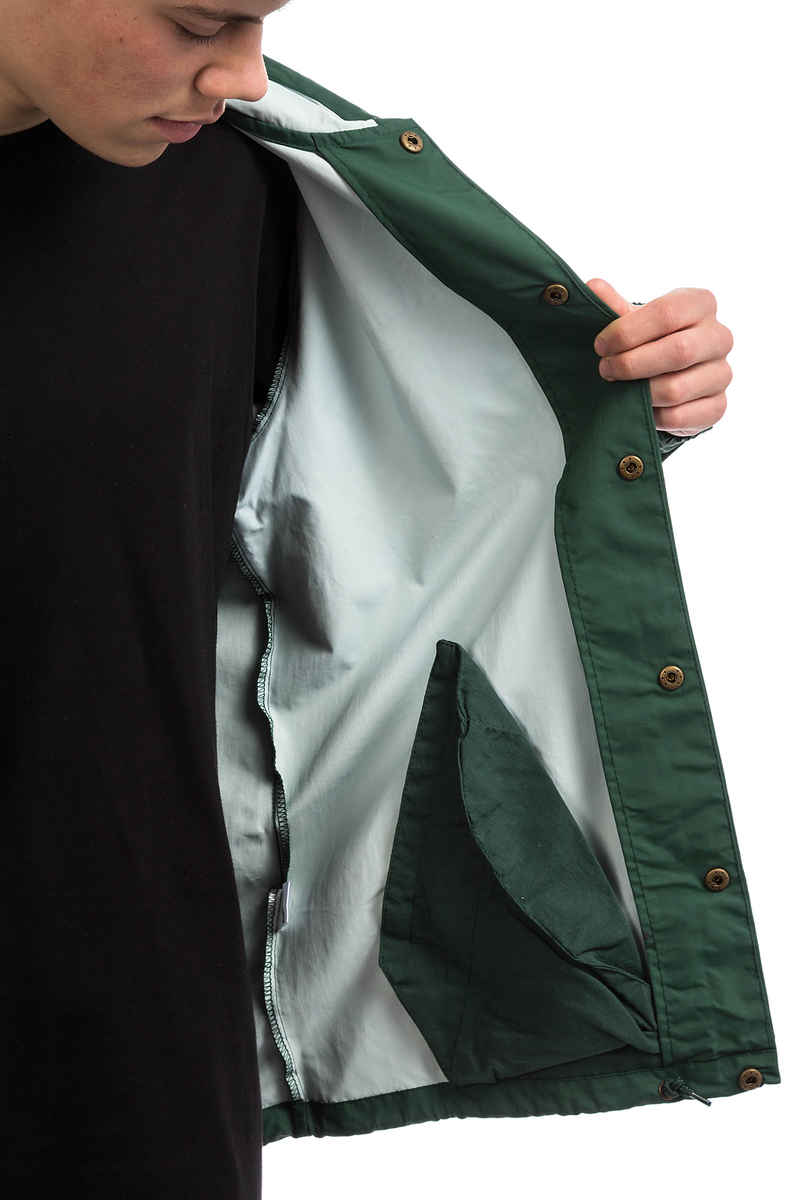 Thrasher Flame Logo Coach Jacke (forest green)