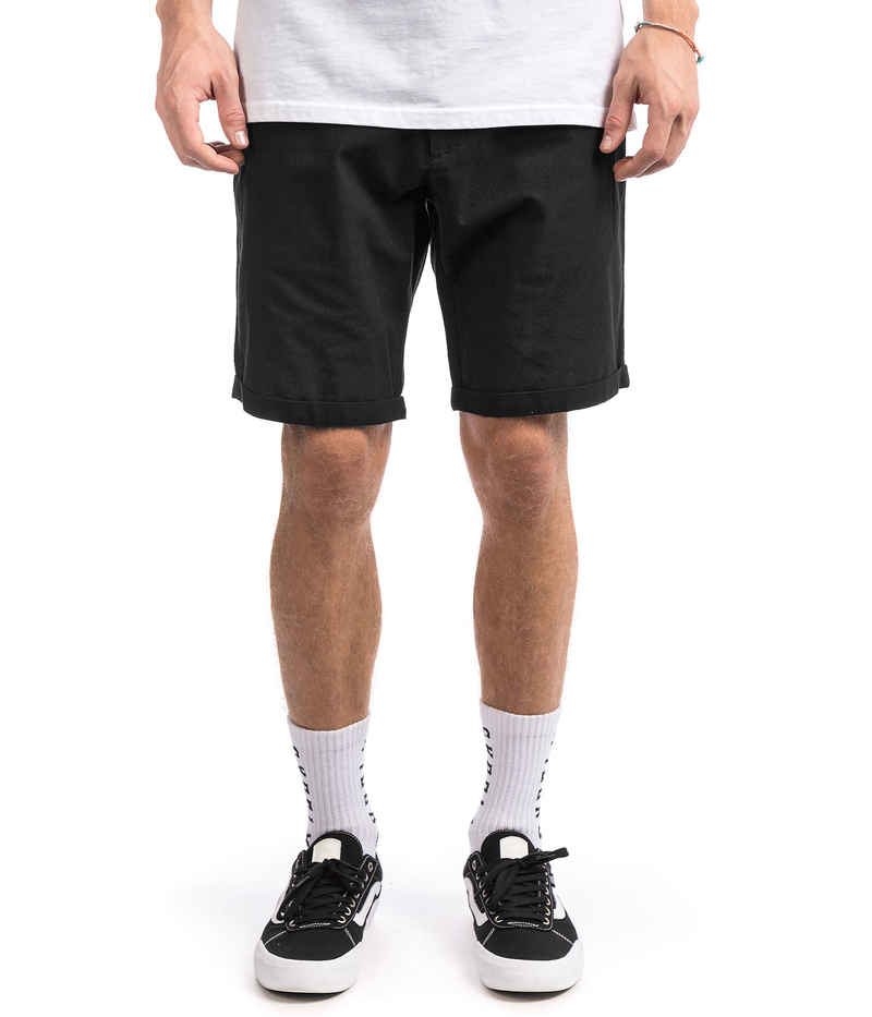 Iriedaily Golfer Chambray Pantaloncini (uni black)