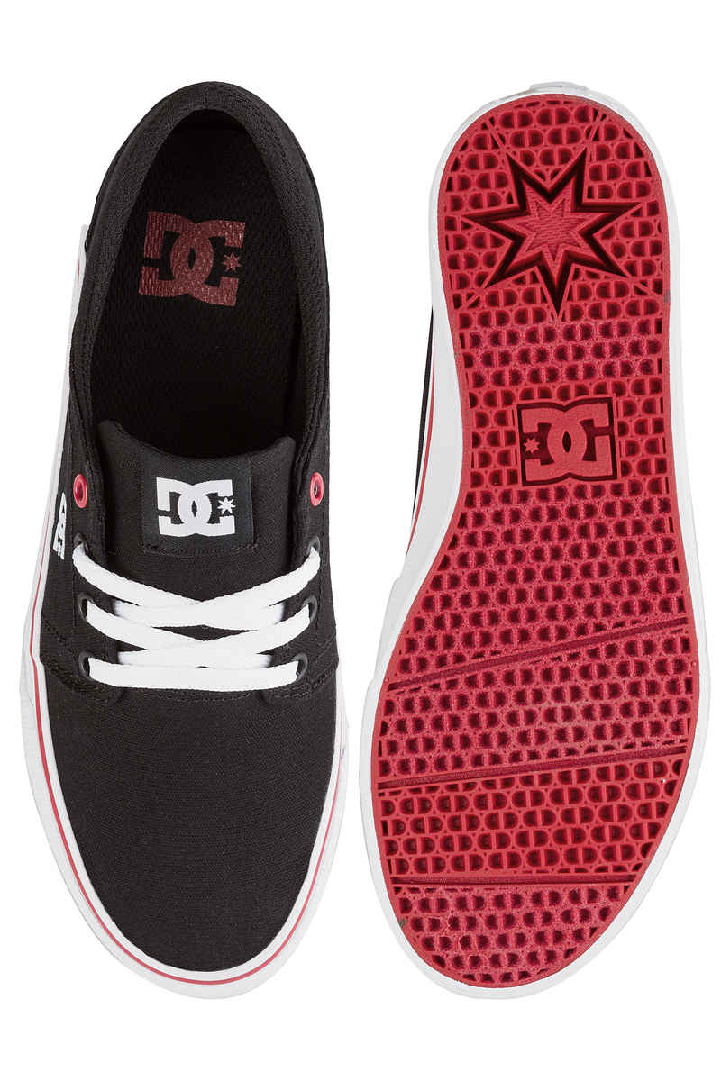 DC Trase TX Shoes women (black white red)