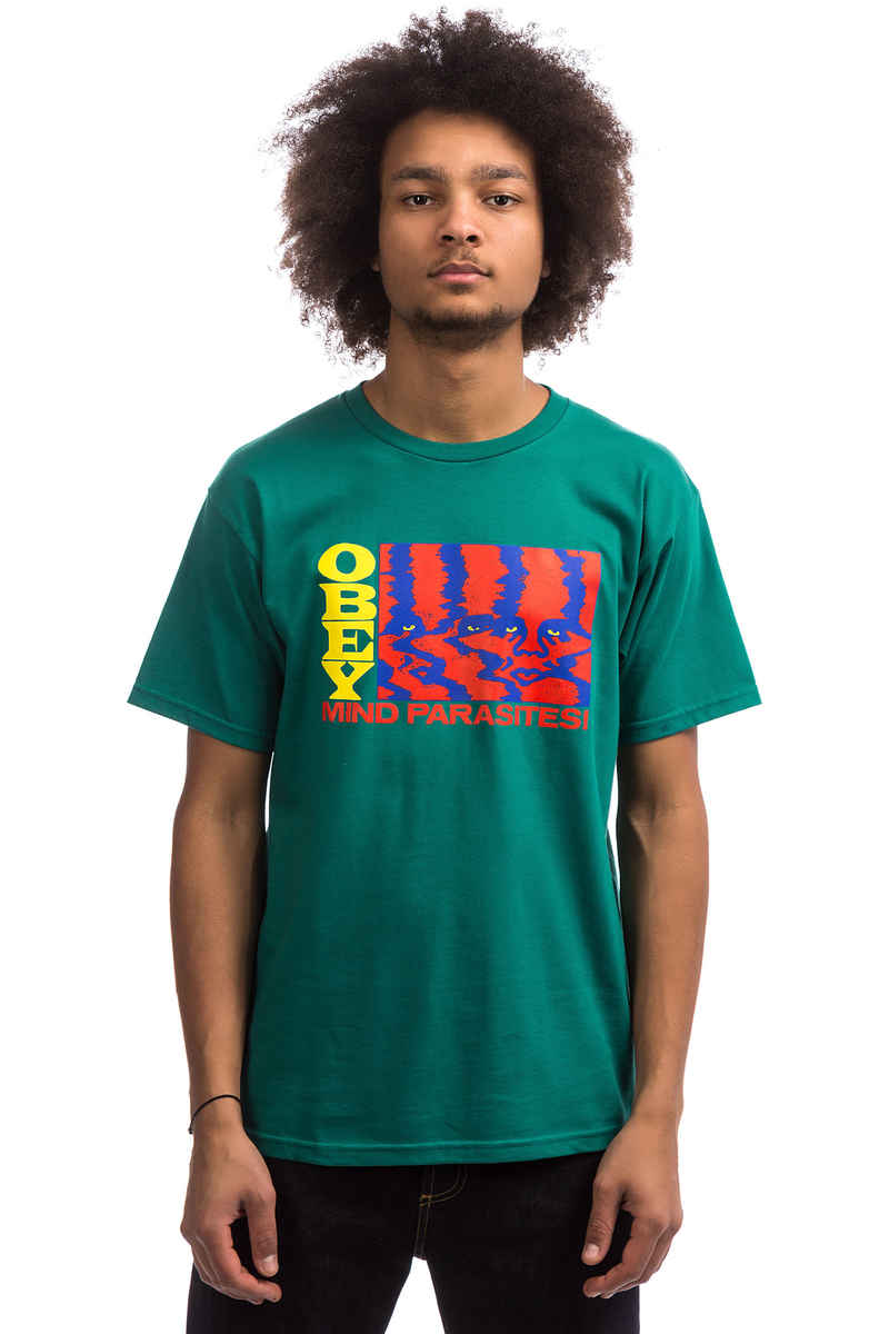 Obey Mind Parasites Camiseta (teal)