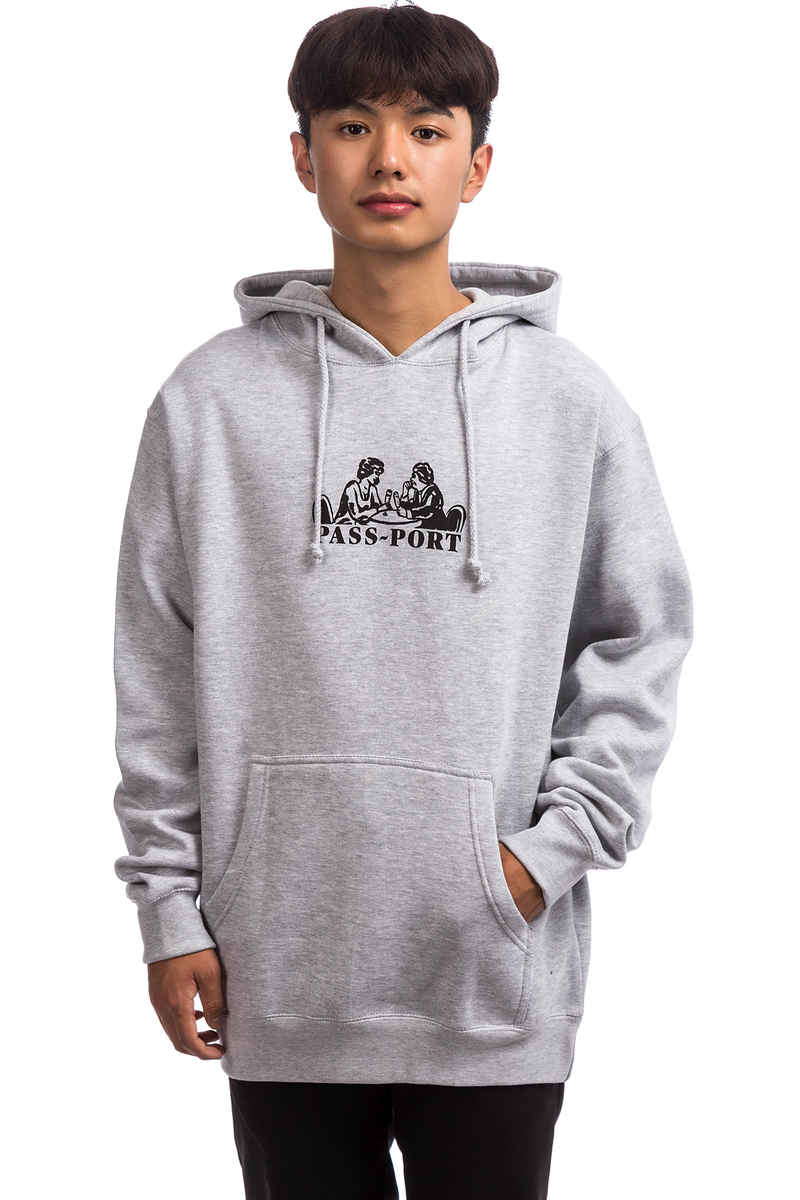 Passport Romantics Hoodie (grey heather)