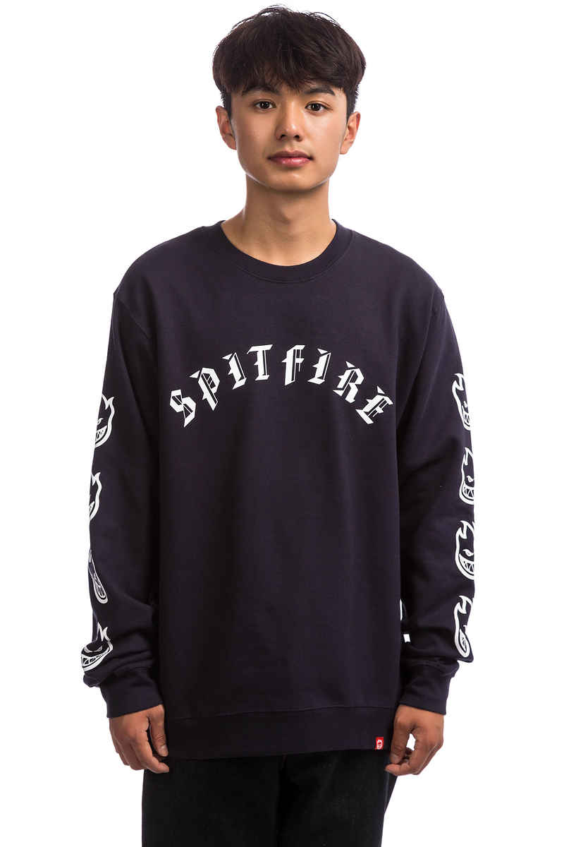 Spitfire Old E Felpa (navy)