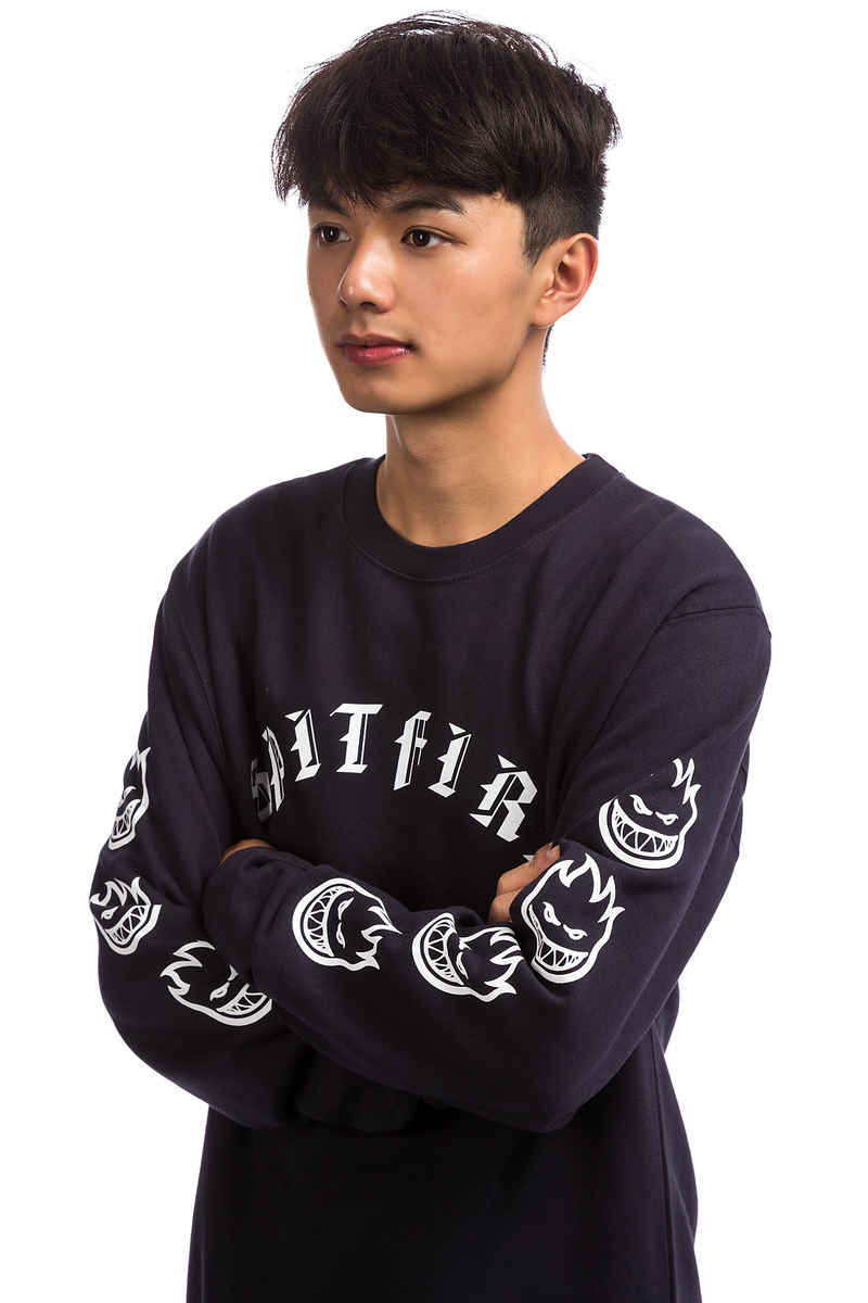 Spitfire Old E Felpa (navy)