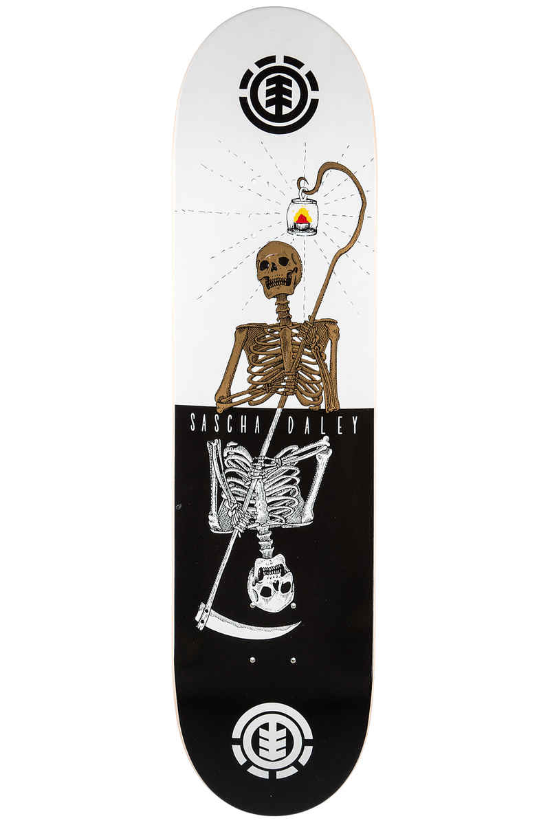 Element Sascha Reaper 8.25" Deck (white black)