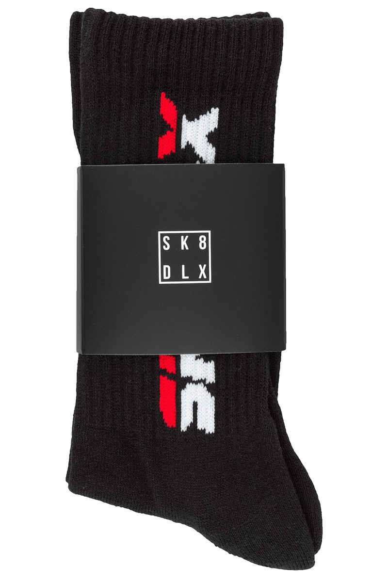 SK8DLX Athletic Calcetines US 6-13 (black) Pack de 1