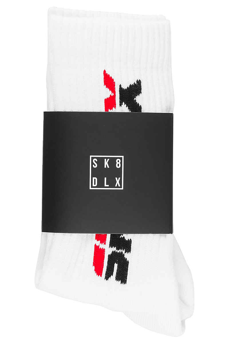 SK8DLX Athletic Socken US 6-13 (white)