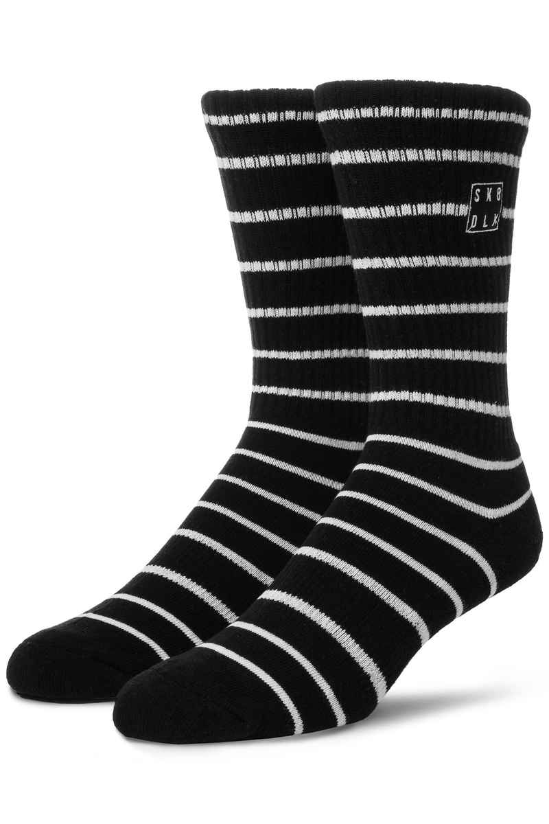 SK8DLX Stripes Socken US 6-13 (black white)