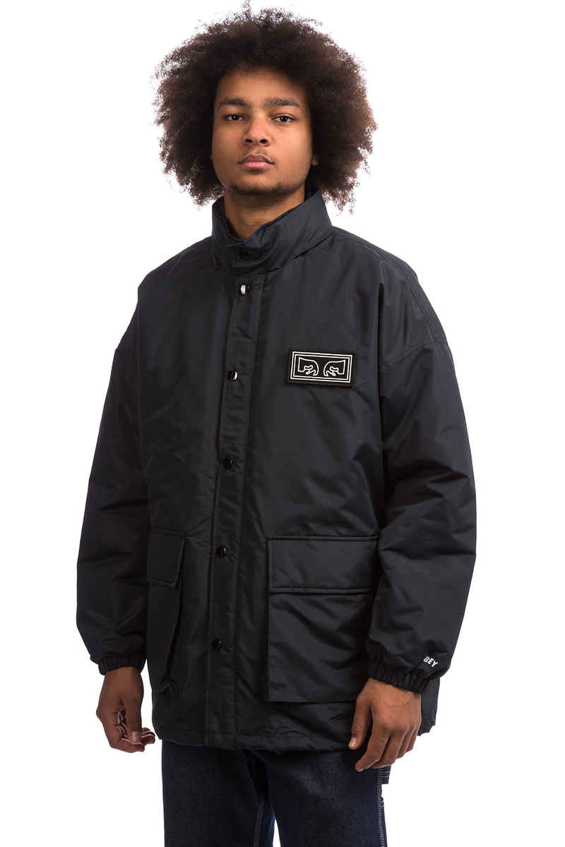Obey Derby Box Parka Veste (black)