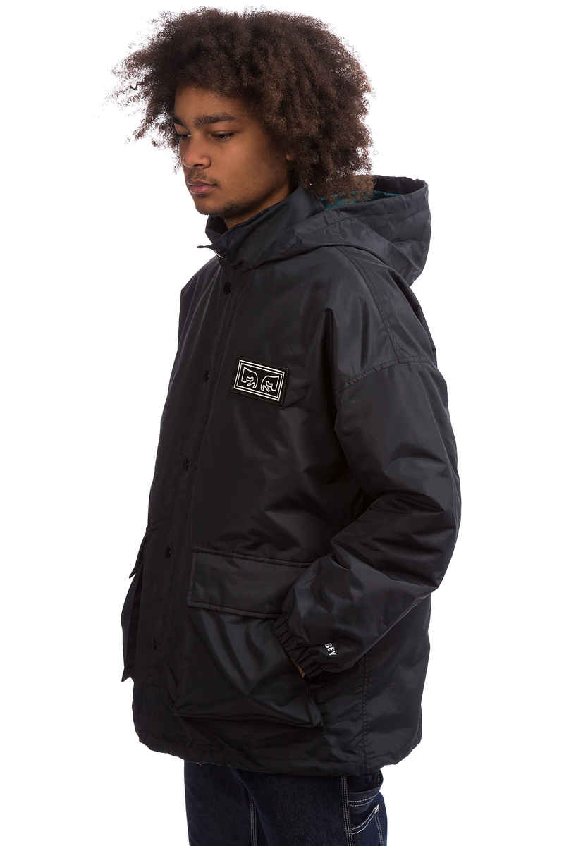 Obey Derby Box Parka Veste (black)