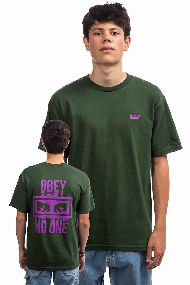 Obey No One T-Shirt (forest green)