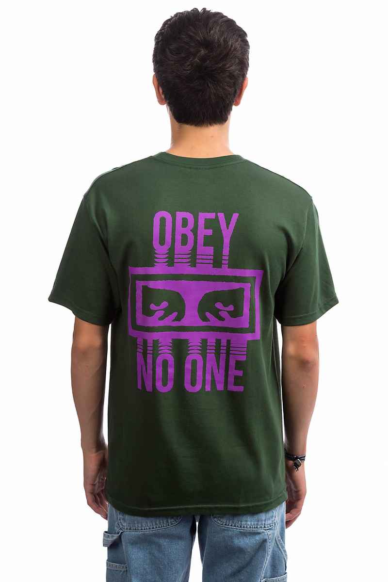 Obey No One T-Shirt (forest green)
