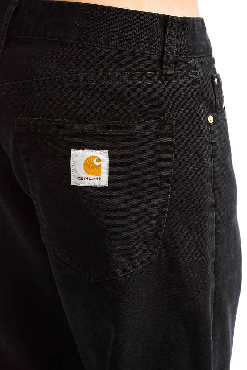 Carhartt WIP Pontiac Pant Organic Dearborn Jeans (black aged canvas)