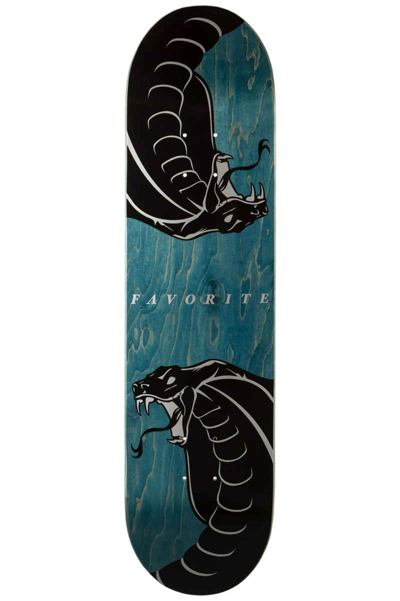 Favorite Snake 8.125" Deck (blue silver)