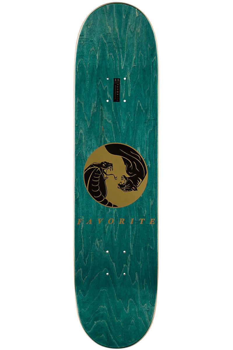 Favorite Panther 8" Deck (green gold)