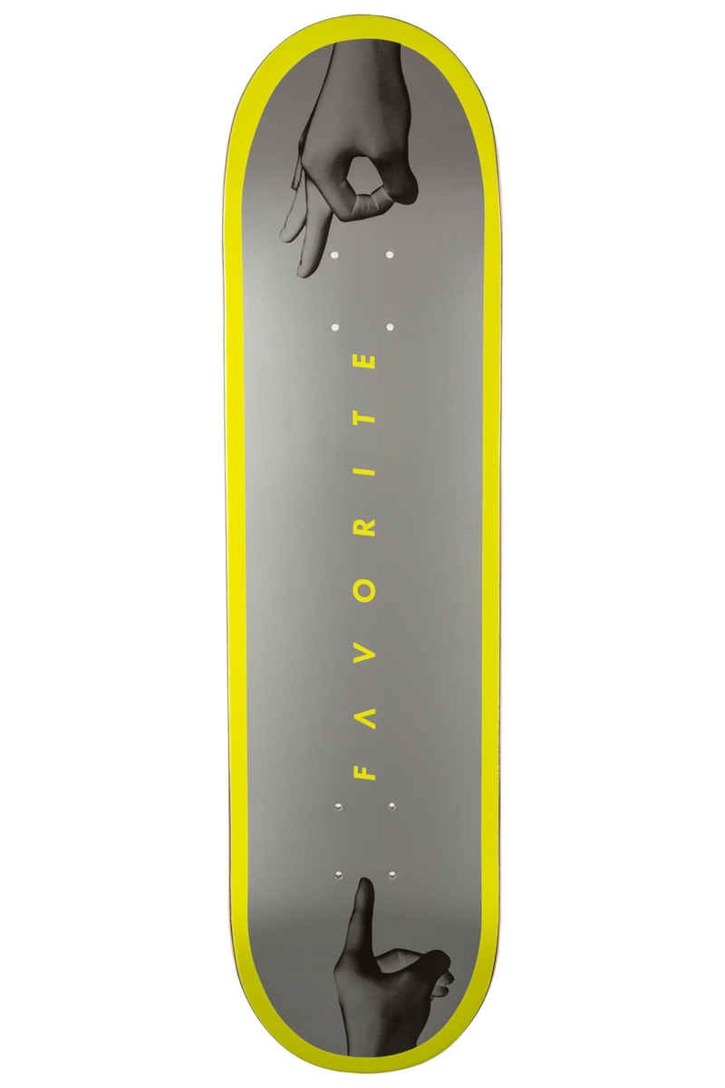 Favorite Circle Game 8.25" Deck (neon silver)