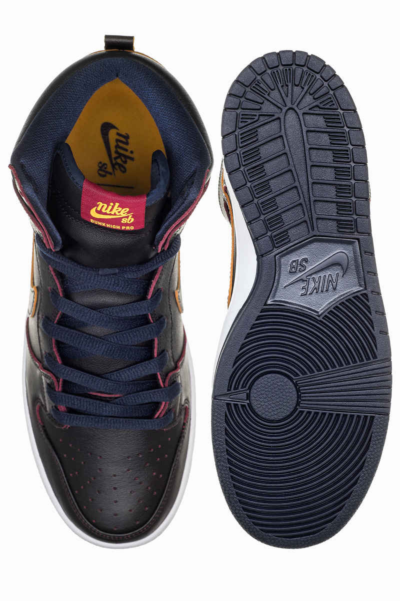 Nike SB x NBA Dunk High Pro Scarpa (black black college navy)