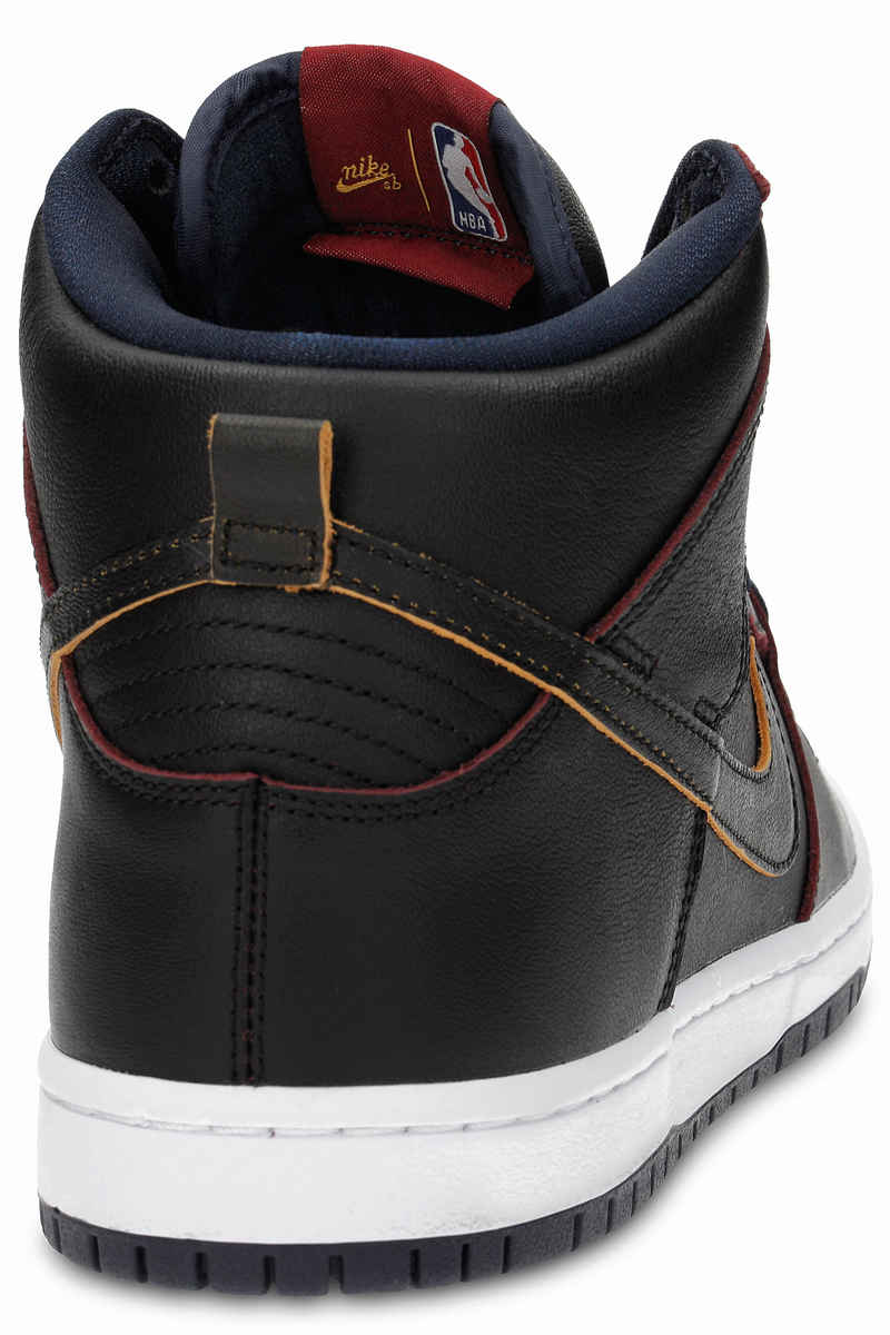 Nike SB x NBA Dunk High Pro Scarpa (black black college navy)