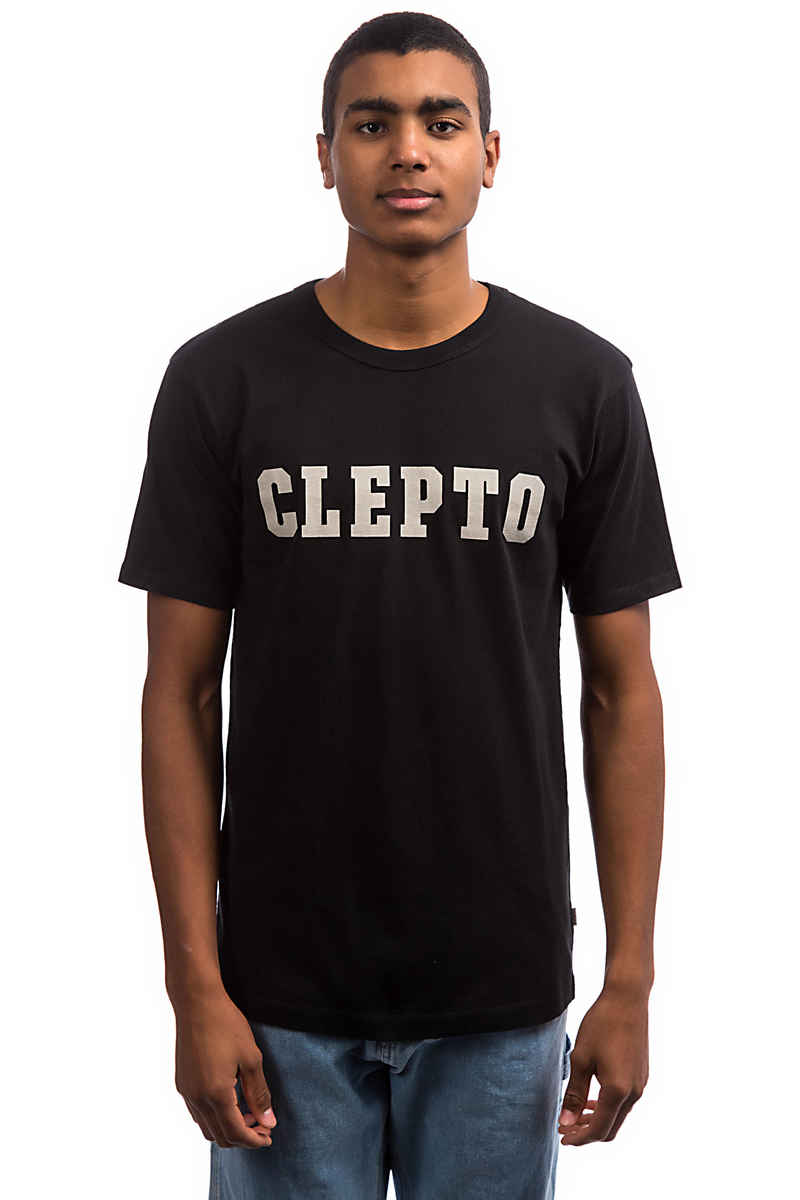 Cleptomanicx College Camiseta (phantom black)