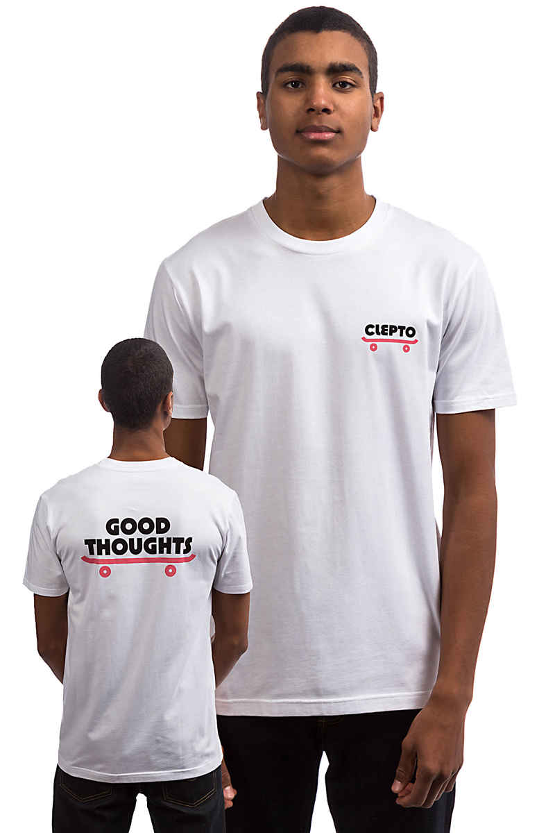 Cleptomanicx Good T-Shirt (white)