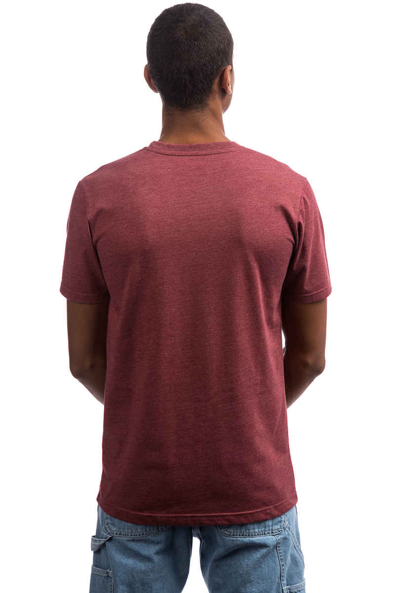 Cleptomanicx Möwe T-Shirt (heather merlot red)