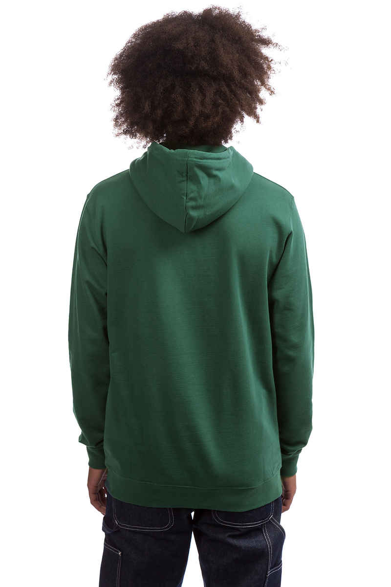 Cleptomanicx Möwe Hoodie (bottle green yellow)