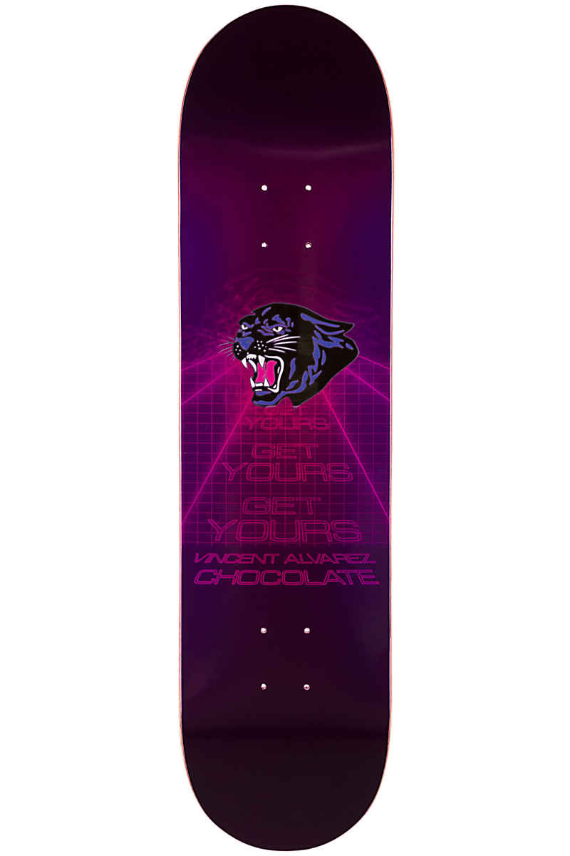 Chocolate Alvarez One Off 8" Planche Skate (multi)