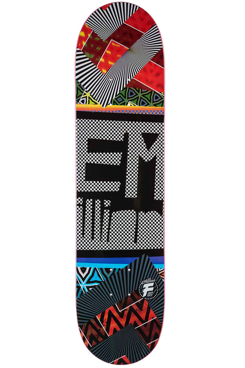 EMillion Optical Fibertech 7.875" Planche Skate (multi)