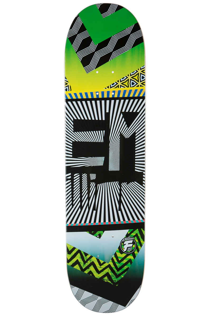 EMillion Optical Fibertech 8.5" Planche Skate (multi)