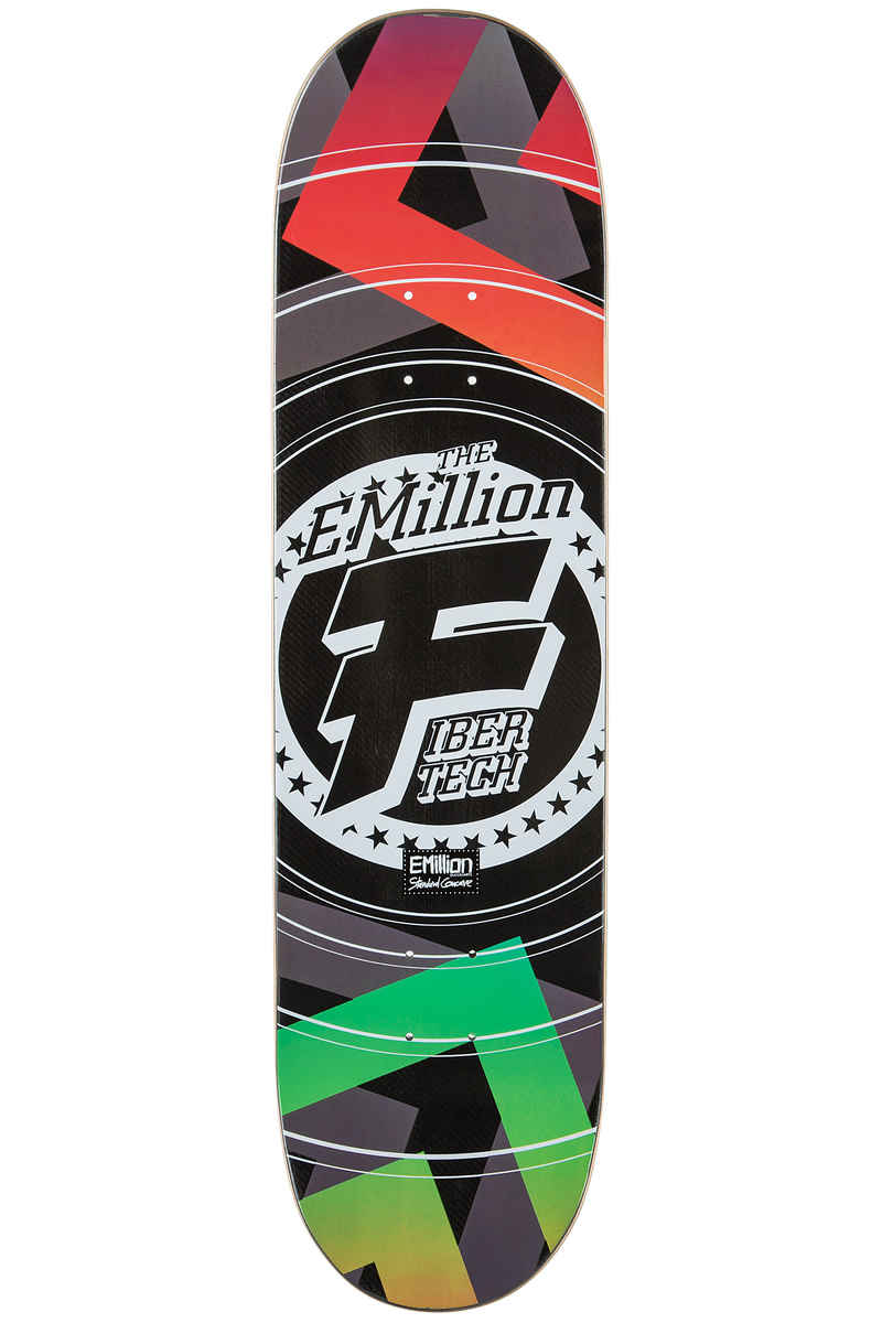 EMillion Optical Fibertech 8.5" Planche Skate (multi)