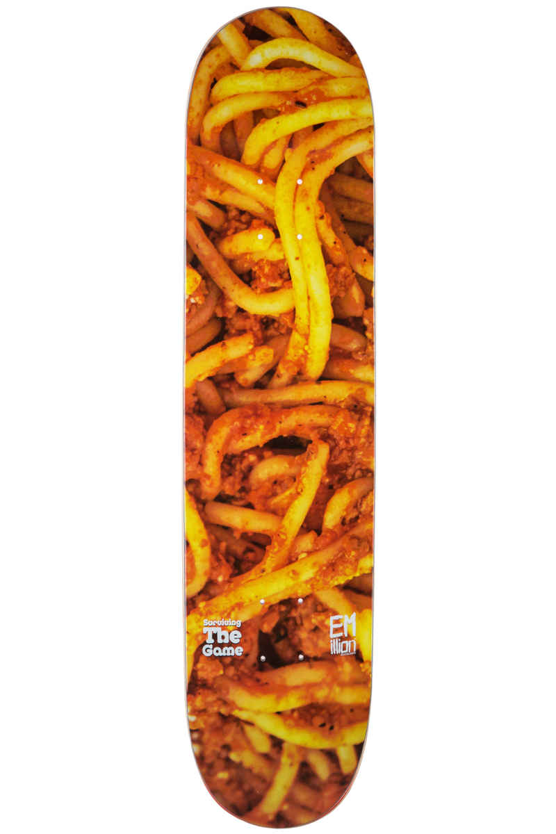 EMillion Surviving The Game Pasta 8.125" Planche Skate (multi)