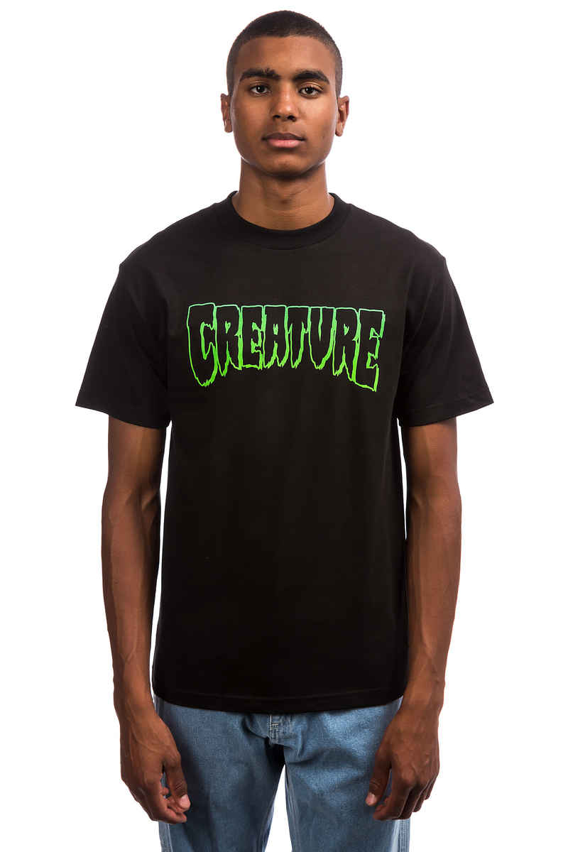 Creature Logo Outline Camiseta (black)