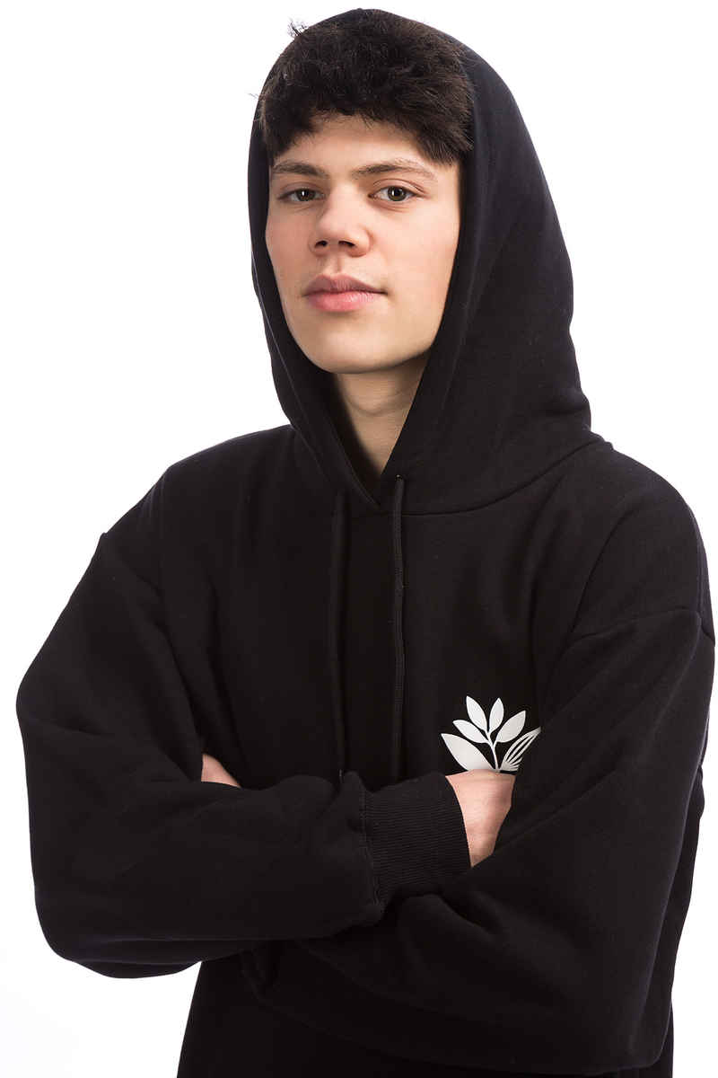 Magenta Plant Sudadera (black black)
