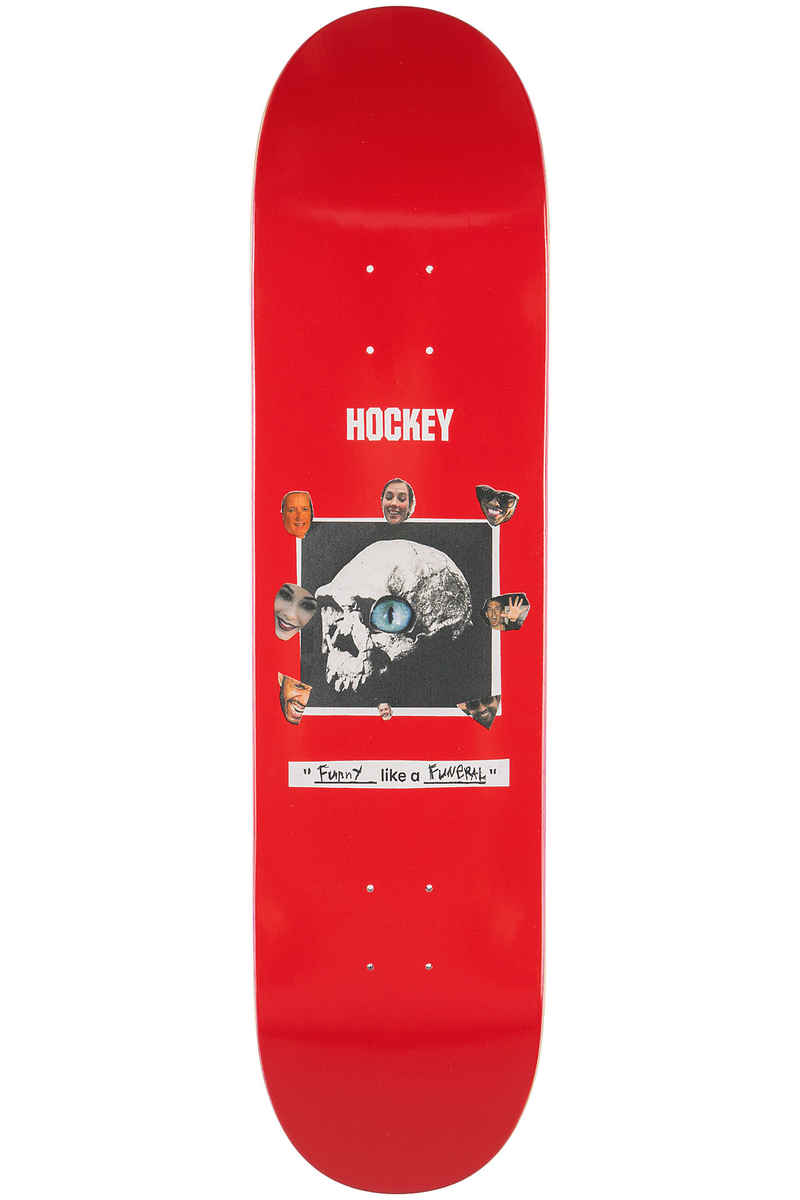 HOCKEY Kadow Funeral 8.25" Planche Skate (red)