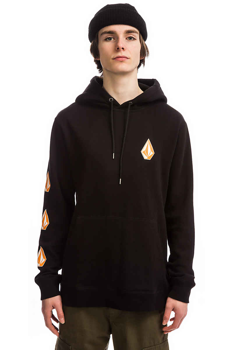 Volcom Deadly Stone Hoodie (black yellow)