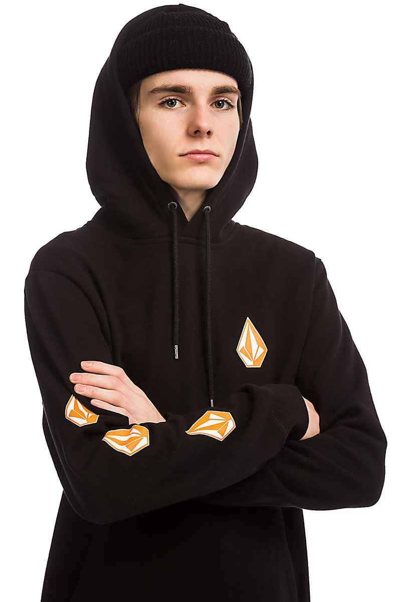 Volcom Deadly Stone Hoodie (black yellow)