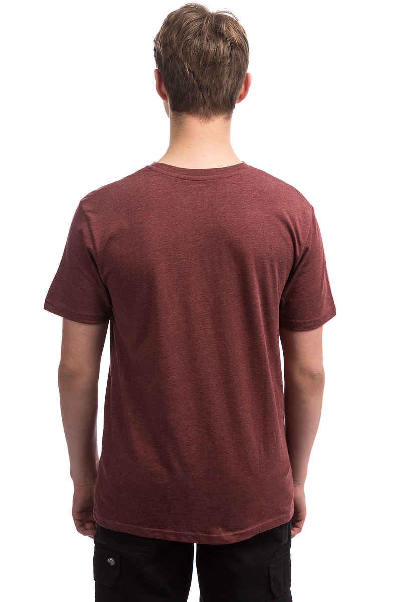 Volcom Stamp Divide Heather T-Shirt (crimson)