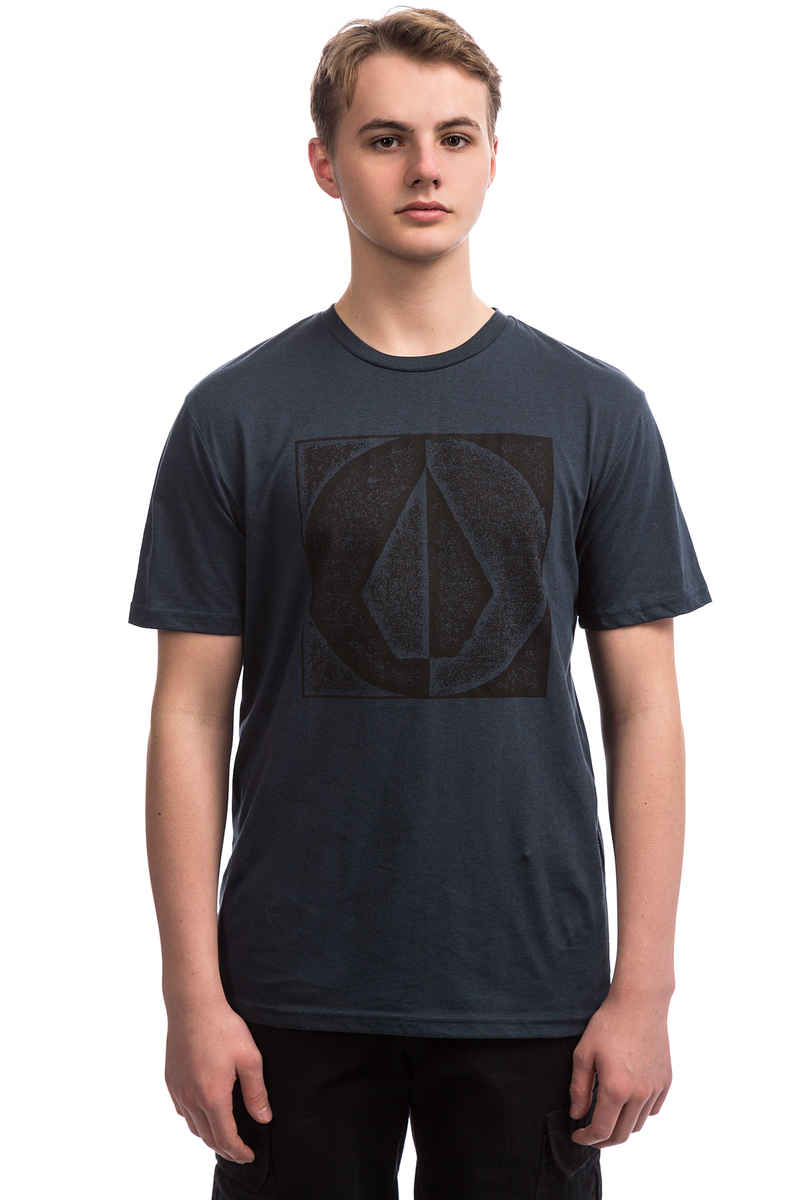 Volcom Stamp Divide Heather T-Shirt (indigo)