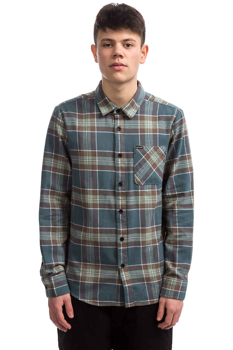 Volcom Caden Plaid Chemise (indigo)