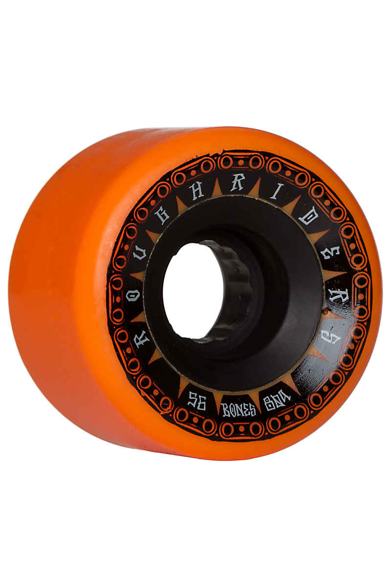 Bones ATFormula Rough Riders Tank Wheels (orange) 56mm 4 Pack 80A