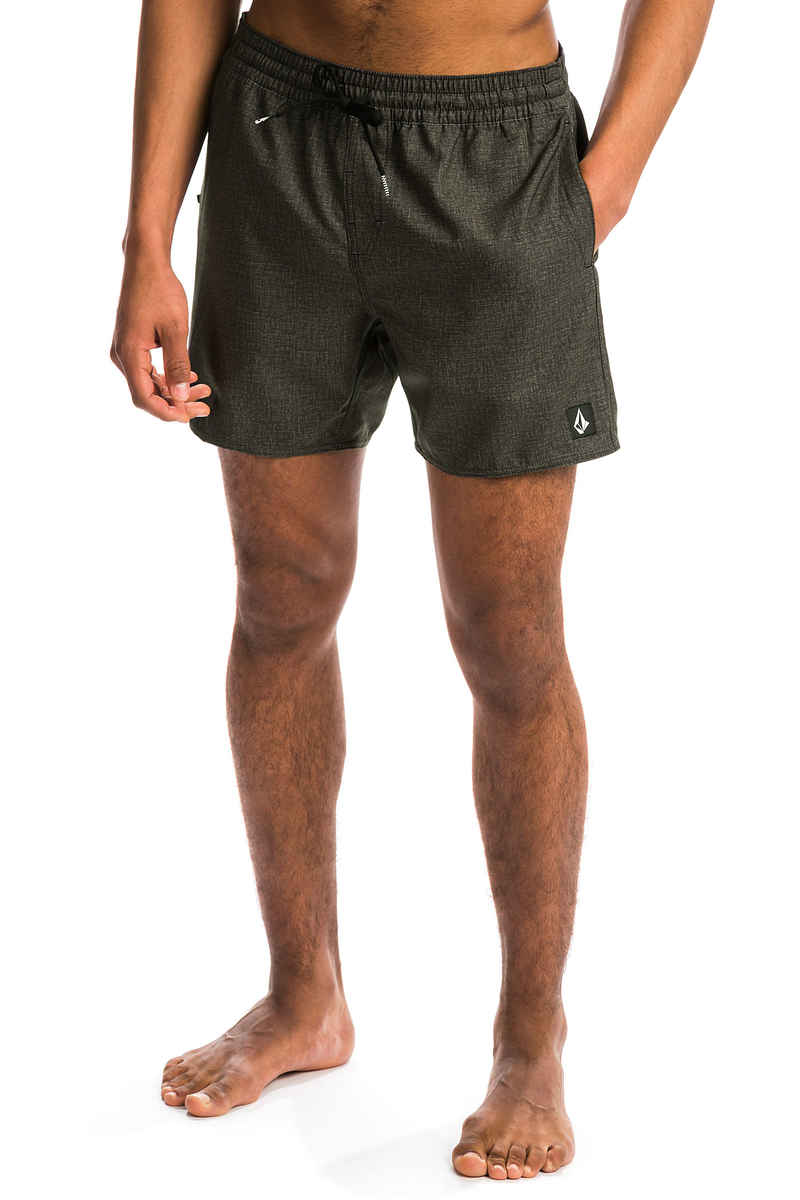 Volcom Lido Trunks 16" Boardshorts (charcoal heather)