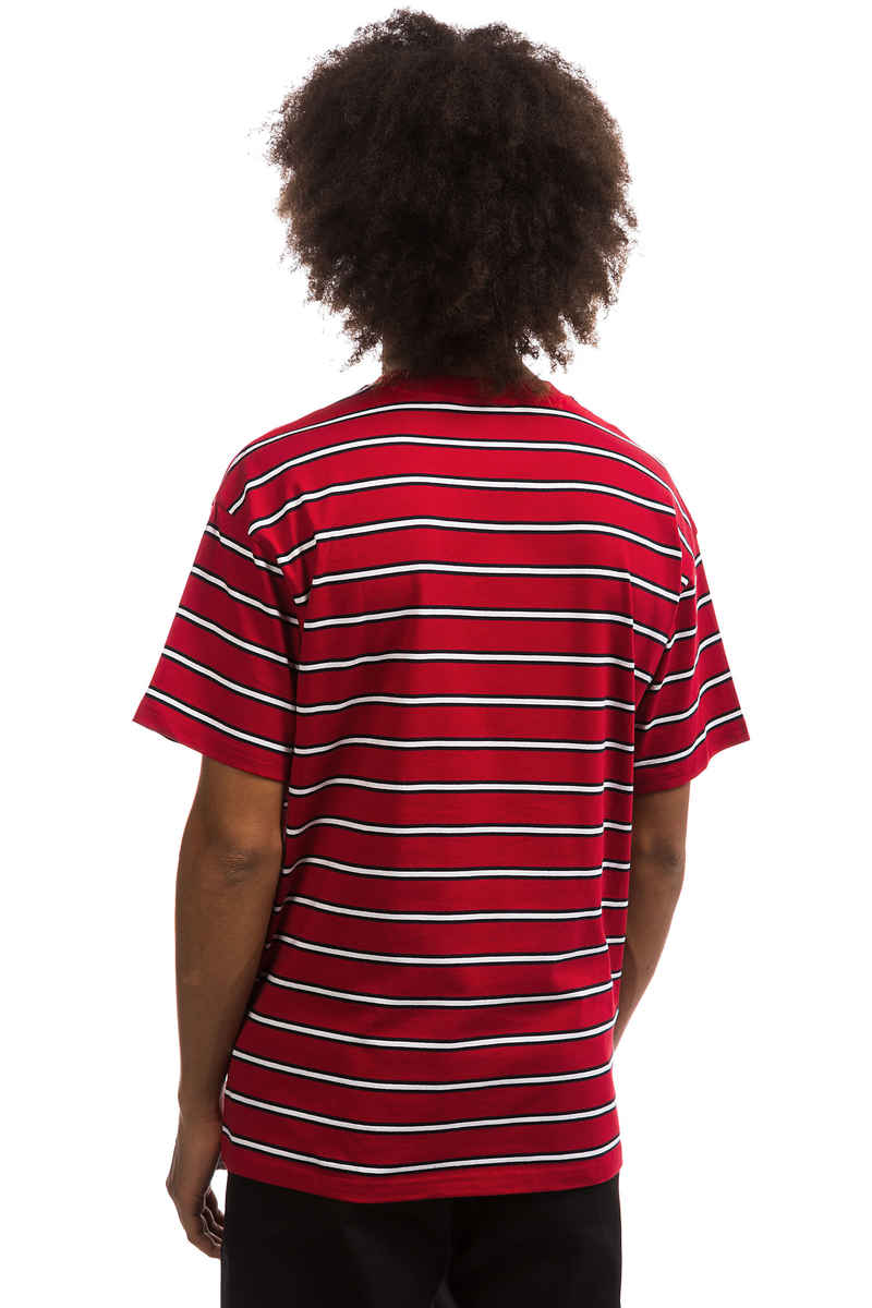 Carhartt WIP Houston Pocket T-Shirt (houston stripe, cardinal stripe)