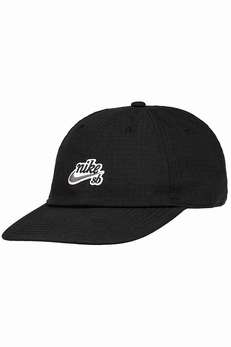 Nike SB Heritage86 Flatbill Strapback Cappellino (black)