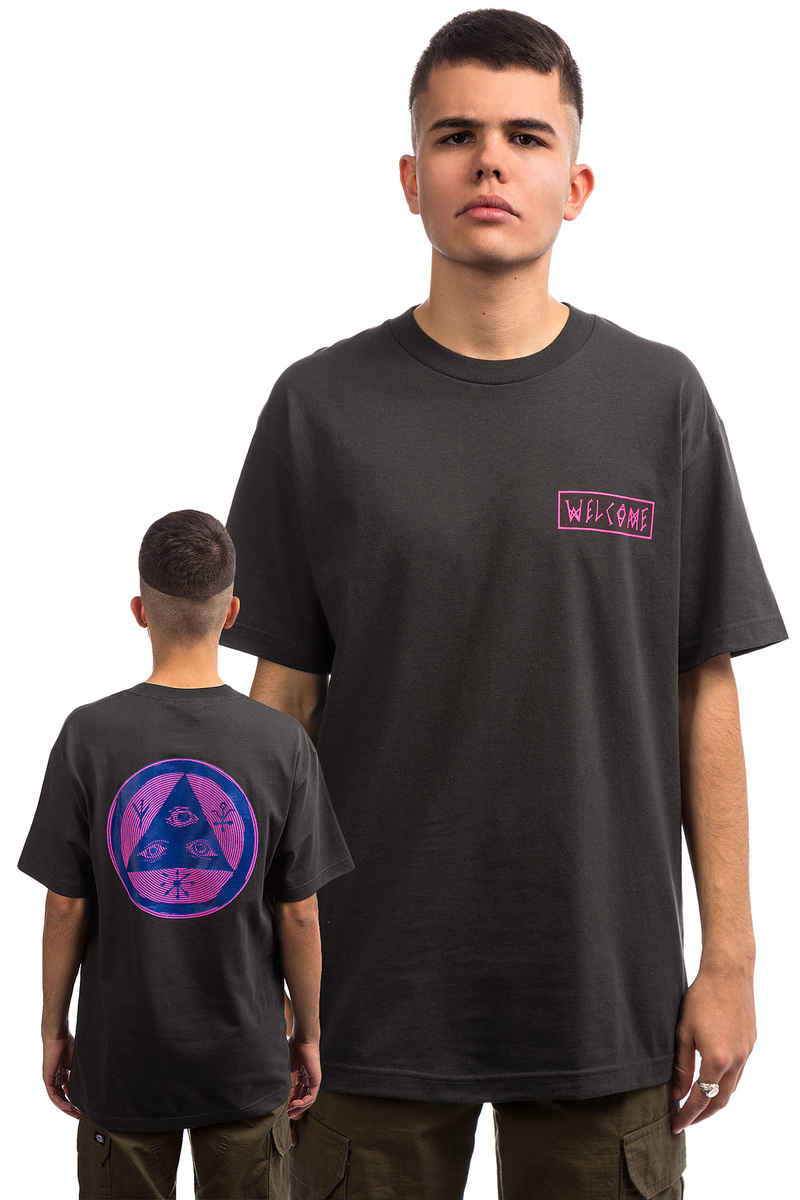 Welcome Vertigo T-Shirt (vintage black pink blue)