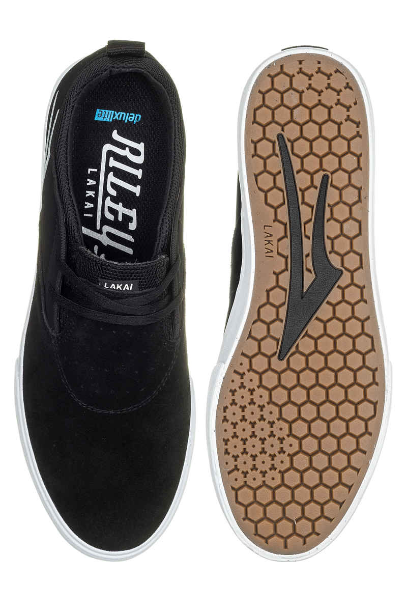 Lakai Riley Hawk 2 Suede Chaussure (black white)